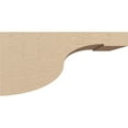 thumbnail image 3 of 7"W x 14"D x 7"H Wide Del Monte Rough Cedar Woodgrain TimberThane Corbel, Primed Tan, 3 of 6