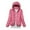 Pink, variant on Winter Saving Womens Plus Size Puffer Jacket Down Jacket Lightweight Hooded Short Korean Style White Down Warm Jacket