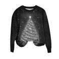 thumbnail image 2 of WXLWZYWL Christmas Sweatshirt for Women Plus Size 3D Print Novelty Pullover Tops Casual Dressy Blouse 2024 Xmas Trendy Tops, 2 of 4
