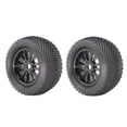 thumbnail image 1 of RC 1/8 Monster Truck Tires & Wheel Rims 17mm Hex for HSP HPI   Pack of 2, 1 of 9