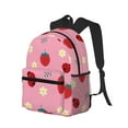thumbnail image 2 of Fotbe Strawberry and Ladybugs Lightweight Casual Laptop Backpack for Men and Women, Daily use Waterproof backpack, Backpack for College, 2 of 8