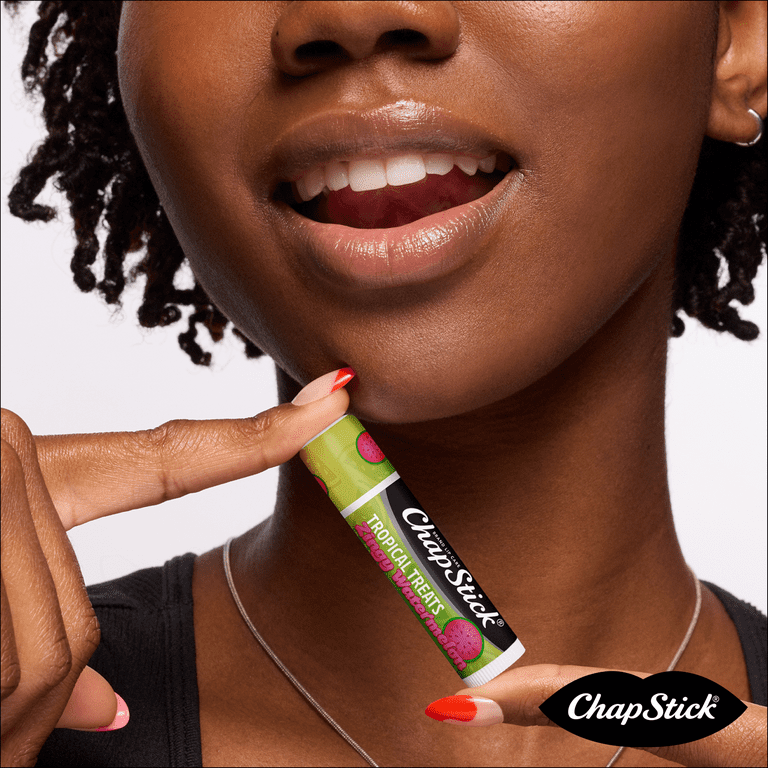 ChapStick Tropical Treats Flavored Lip Balm, Watermelon, Tangerine