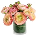 thumbnail image 3 of RG Style Artificial Silk Mixed Floral Arrangements in Decorative Vase, 3 of 3