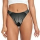 thumbnail image 1 of Fotbe Black Spiders Tanga Sin Costuras para Mujer con Estampado – Panties Invisibles, Transpirables y Cómodos para Uso Diario-Medium, 1 of 6