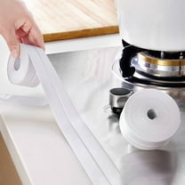 Caulk Tape,Toilet Caulk Strip,Decorative White Caulk Tape Caulking Tape Self-Adhesive Waterproof Sealing Tape,Professional Seam Strips,Toilet Base Sealer Strip Toilet Caulk Strips, 3.15x1.18"