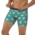thumbnail image 3 of Cauagu Funny Christmas Deer Print Men's Boxer Briefs, Funny & Cute Underwear Elastic Waistband Briefs Ideal Gift for Men,1-Pack, 3 of 7
