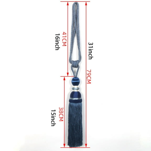 New Arrivals- Event & Partyround Tassels Curtain Tie Backs Holdback Tassel Rope Window Drapery Tieback Decor,Bytoyeng