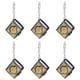 thumbnail image 2 of 6 Pcs Tote Purse Quran Keychain English Bible Key Chain Mini Bible Keychain, 2 of 2