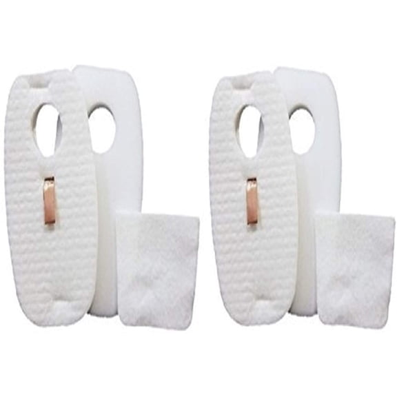 2 PACK - Shark Rocket DuoClean HV380 HV380W HV381 HV382 HV383 HV384Q Foam Felt Filter Kit, OEM part #'s XFFH380 & XPSTFH380