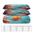 thumbnail image 3 of 3PCS Underwater World Ship Coral Duvet Cover Set Twin, 1 Duvet Cover And 2 Pillowcase, Duvet Cover for Kids Girls Boys And Teens, 3 of 6