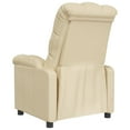 thumbnail image 3 of vidaXL Fauteuil Inclinable Tissu Crème, 3 of 5