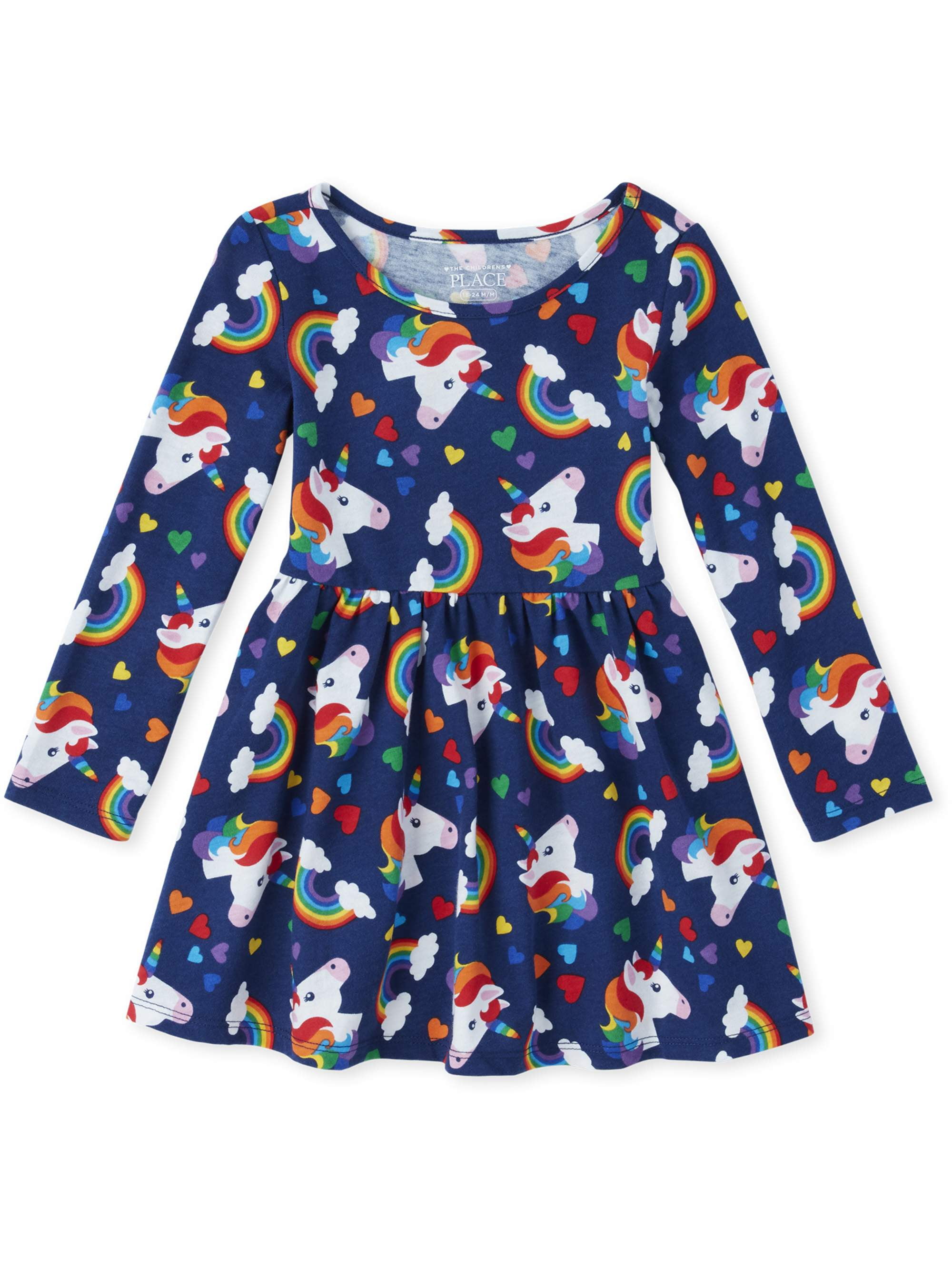 children's place blue dress