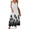 thumbnail image 1 of Nuevo vestido sin mangas con rayas geométricas de cebra en negro y rosa, vestido de noche para mujer, ropa de fiesta, vestidos elegantes para mujer, 1 of 7