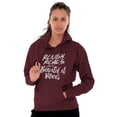 thumbnail image 5 of Rough Roads Beautiful Places Inspired Hoodie Sweatshirt Women Brisco Brands S, 5 of 6