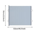 thumbnail image 2 of BotaniNest Large Retractable Puppy Cat Gate No Drilling Screen Puppy Cat Mesh Gate With 3 Hooks And 3 Transparent Locator Easy Installation For Indoor Home Staircase Hallway Terrace Porch, 2 of 3