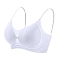 thumbnail image 2 of Miqool Seamless Thin Ice Silk Bras for Women Summer Comfort Wireless Bralettes Breathable Cool Lightly Plus Size Tshirt Bra, 2 of 8
