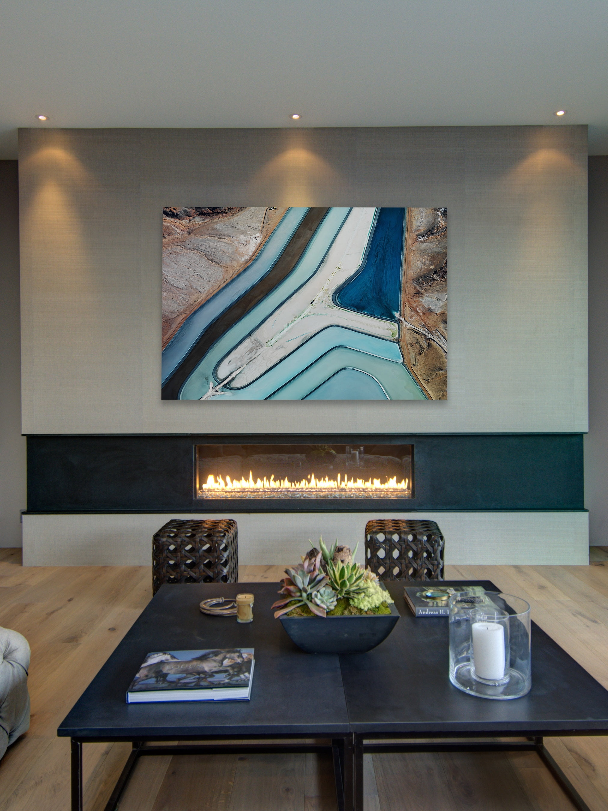 "Winding River" Painting Print on Wrapped Canvas