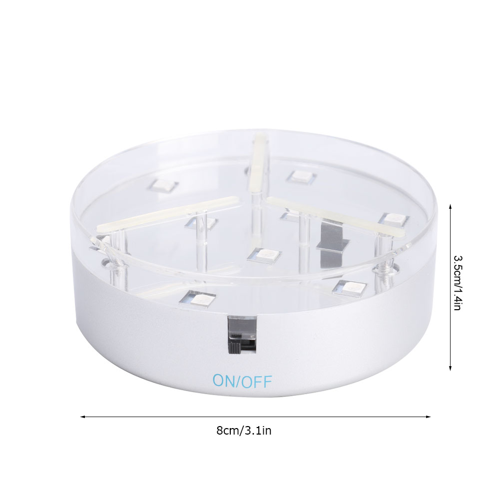 Led Base Light Led Vase Light Remote Vase Light Round Led Vase Light