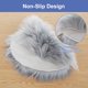 thumbnail image 3 of Alfombra de piel sintética esponjosa para silla, protectores de almohadillas para silla, funda redonda pequeña de 16 pulgadas, cojín para asiento, alfombra, asiento suave, sofá para fotograf, 3 of 5