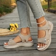 thumbnail image 5 of Norvail Orthopedic Sport Sandals for Women Soft Cushion Foam Comfortable Walking Sandal Arch Support Wide Fit Dress Comfy Orthotic Recovery Athletic Plus-Size Hook-and-Loop Casual Sandals, 5 of 7