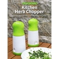 thumbnail image 5 of Manual Herb Grinder & Spice Mill, Stainless Steel Parsley Shredder & Vegetable Chopper, Handheld Herb Grinder for Fresh Cilantro, Mint, Basil and Garlic, Dishwasher Safe Kitchen Gadget, 5 of 9