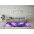 thumbnail image 3 of Ahgly Company Indoor Square Abstract Purple Modern Area Rugs, 5' Square, 3 of 4