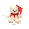 thumbnail image 2 of 10'' Christmas Teddy Bear Plush Toy, Cute Stuffed Animal Doll, 2 of 4