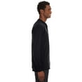 thumbnail image 4 of J America Men's Vintage Brushed Jersey Henley - JA8244, 4 of 4