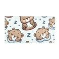 thumbnail image 5 of Bath Mat Soft Plush Non-Slip Absorbent Bathroom Rugs 39"x20" Sleeping Cute Bear, 5 of 8