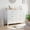 White, variant on 6 Drawer Storage Dresser with Deep Drawers, Farmhouse Wood Chest with Gold Handles, Tall Organizer for Bedroom Closet, Living Room, or Entryway, White