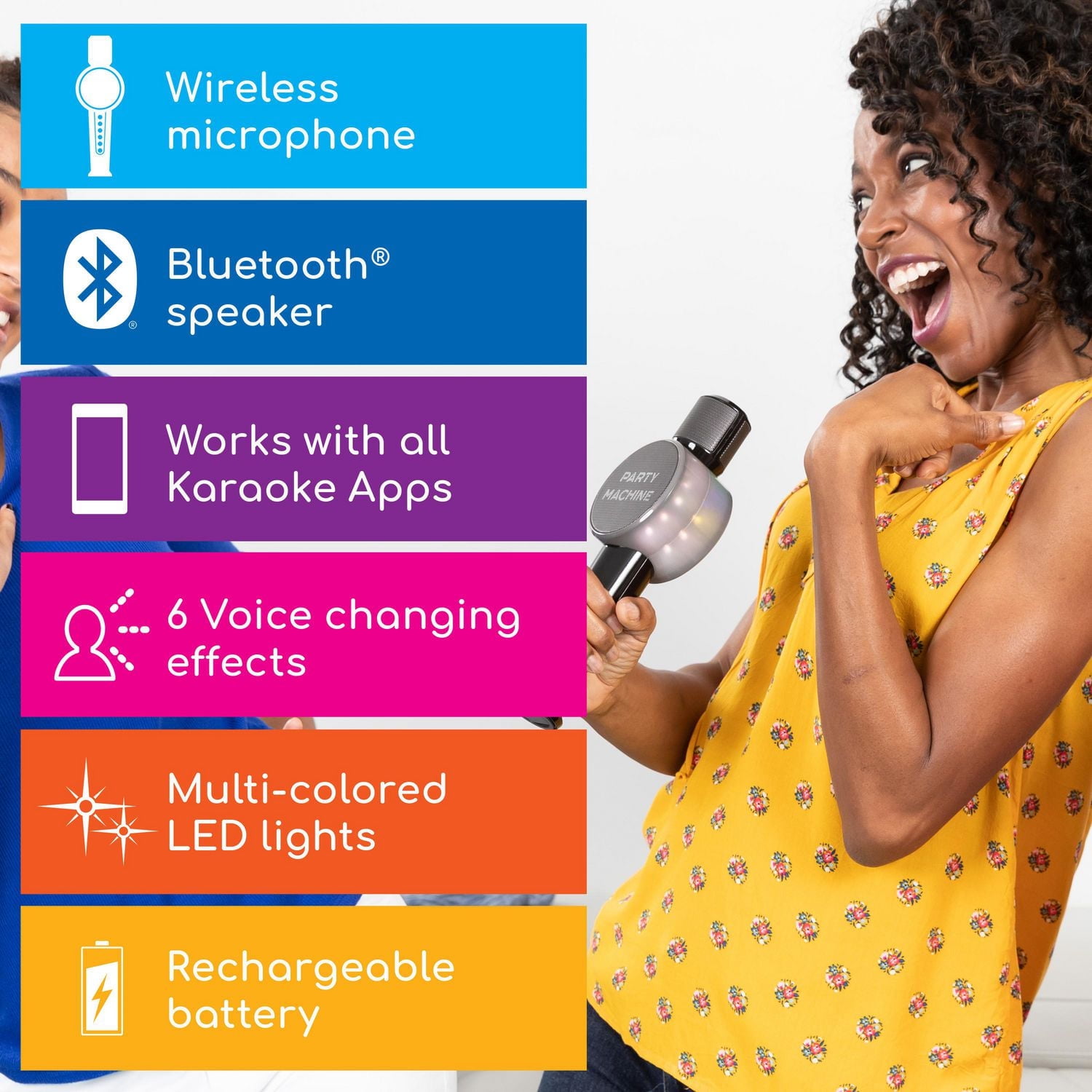 Haut-parleur Bluetooth portable avec microphone