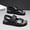 Black, variant on New Fashion Men'S Slippers And Beach Shoes, Lightweight Breathable Driving Shoes