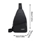 thumbnail image 3 of Fiudx Mochila Cruzada, Diseño Multicompartimento, Correa de Hombro Ajustable, Material Oxford Ligero, Bolsillo para Auriculares, Ideal para Viajes o Trabajo, Unisex, Tamaño 30 X 17 X 5 Cm, 3 of 7