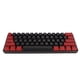 thumbnail image 5 of Teclado mecánnico colorido, efecto de iluminación fría portátil impermeable 61 teclado teclado mecánnico interruptor azul conectado para oficina, 5 of 7