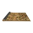 thumbnail image 2 of Ahgly Company Indoor Square Medallion Brown French Area Rugs, 5' Square, 2 of 4