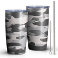 thumbnail image 2 of Camouflage 20oz Coffee Tavel Tumblers, Stainless Steel Mobile Tumbler, Vacuum Insulated Coffee Mug with Lid, Spill-Proof Travel Cup for Hot & Cold Drinks, 2 of 6