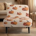 thumbnail image 2 of HELLHERO Pumpkin Harvest Pattern Non Slip Elastic Bottom Armless Chair Soft Cover Stain Protection Slipper Chair Covers for Armless Sofa Chair, 2 of 8