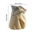thumbnail image 3 of Large Capacity Non-Woven Tree Cover, Winter Cold and Frost Insulation Protection Bag, Antifreeze Cover for Fruit Trees s, Reusable Shield, 31.49*47.24in, Beige, 3 of 6