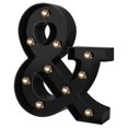 thumbnail image 4 of Newly Design Led Letters Lights 26 Alphabet Black Decorative Marquee Lamps for Wedding Party Birthday Home Bar  M, 4 of 6