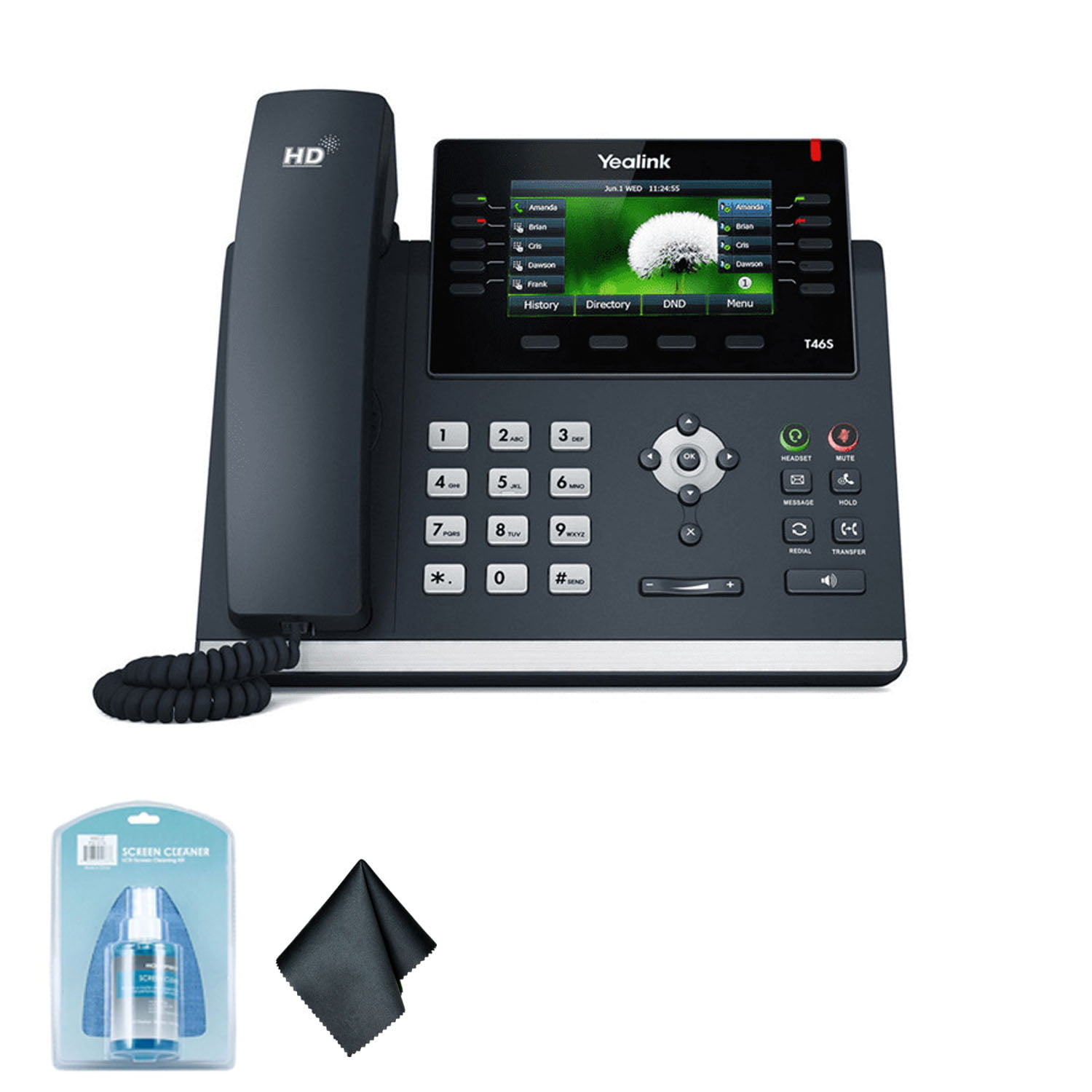 for sale online Verizon Yealink Sip-t41s Gigabit HD IP Business Phone W/ Handset 
