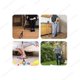 thumbnail image 5 of Sweeping Tools, 32" Folding Extension Clamp, Aluminum Handicapped Aid Tool with Rotating Rubber Clamp- orange, 5 of 5