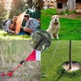 thumbnail image 3 of Screw in Tent Stakes Heavy Duty, Red Nylon Spiral Ground Anchors, 10 Pc Pack, Outdoor Tent, Car Camping, Backyard Picnic Securement, 3 of 6