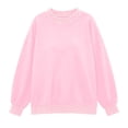 thumbnail image 5 of Jowdiw Womens Polka Dot Sweatshirt Color Block Long Sleeve Crew Neck Loose Pullover Top, 5 of 5