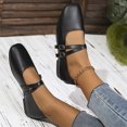 thumbnail image 6 of Taylonsss Women's Mary Jane Flats with Cut-Out Design and Adjustable Strap for Casual Wear Comfortable Soft-Soled Shoes with Barefoot-like Feel, 6 of 8