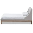 thumbnail image 3 of Bowery Hill Upholstered Twin Platform Bed in Greyish Beige, 3 of 8