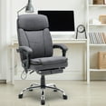 Homrest Ergonomic Executive Office Chair with Massage, Desk Footrest