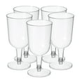 thumbnail image 2 of MATANA 48 Verres à Vin en Plastique Transparent avec Tige 6oz Sans BPA Réutilisables (Ensemble de 48), 2 of 6