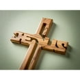 thumbnail image 3 of Earthwood 156164 8 in. Olive Wood Large Jesus Wall Cross, 3 of 4