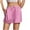Hot Pink, variant on Women's Plus Size Sleep Shorts Akafmk Women Satin Silk Pajamas Shorts Soft Sleepwear Bottom Shorts Loose Home Shorts Lightweight Loungewear Shorts with Drawstring