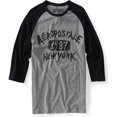 thumbnail image 1 of Aeropostale - Camiseta de béisbol para hombre, color negro, extragrande, 1 of 1